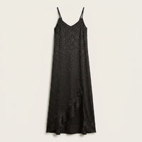 Vestido Maxi Negro Tirantes en plano