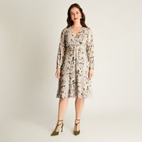 Vestido Midi Arena Estampado