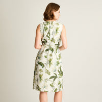 Vestido Midi Verde con Toque Natural y Fresco