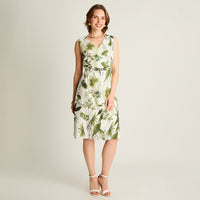 Vestido Midi Verde con Toque Natural y Fresco