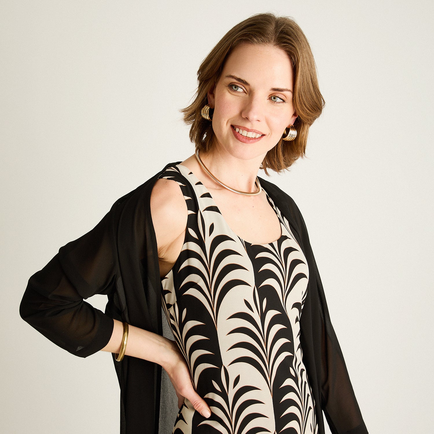 Vestido Midi Negro