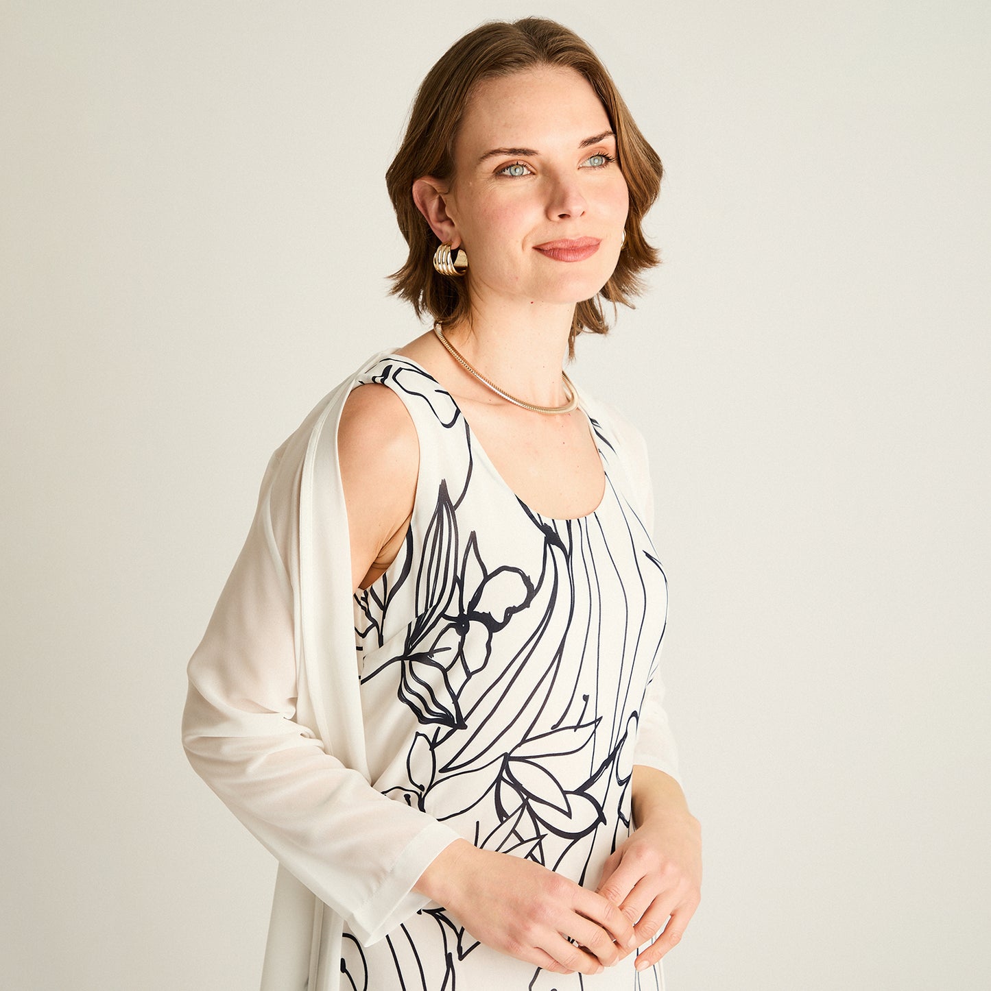 Vestido Midi Crudo