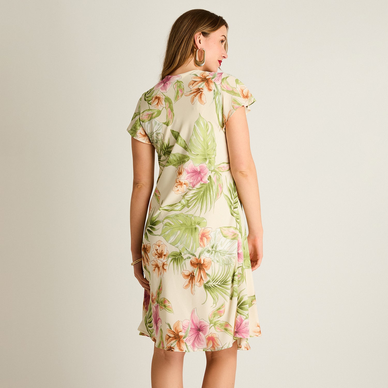 Vestido Midi Verde Con Forro