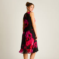 Vestido Midi Estampado Floral