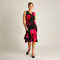 Vestido Midi Estampado Floral