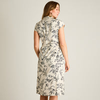 Vestido Midi Negro Lino