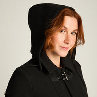 Montgomery Negro Gorro Alamares - Lorenzo di Pontti