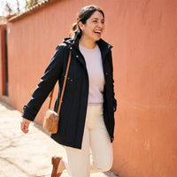 Chaqueta Softshell Manga Larga Con Forro Negro lifestyle