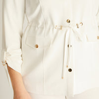 Chaqueta Crudo con Cordón Ajustable