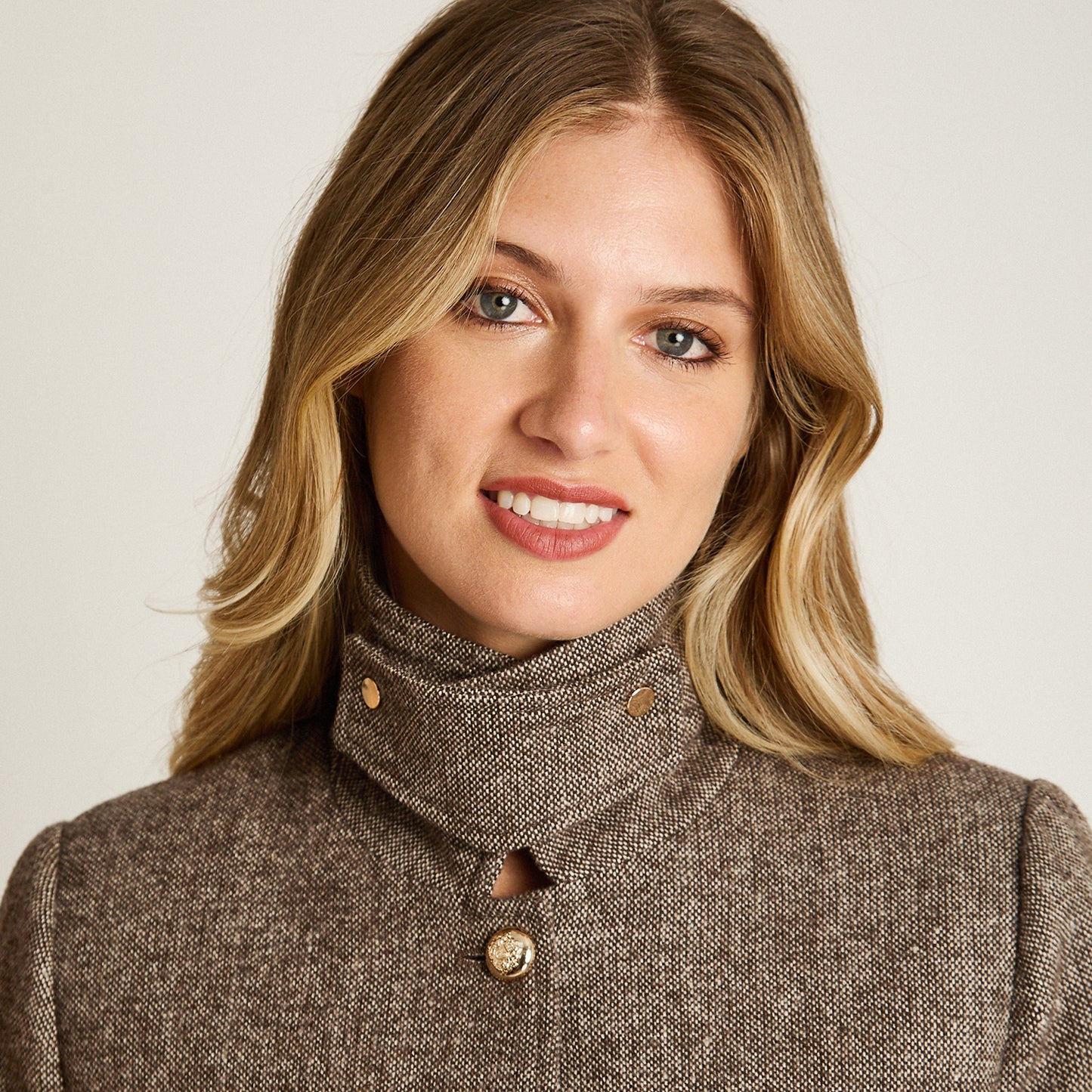 Chaqueta Café Estilo Casaca Estampado - Lorenzo di Pontti