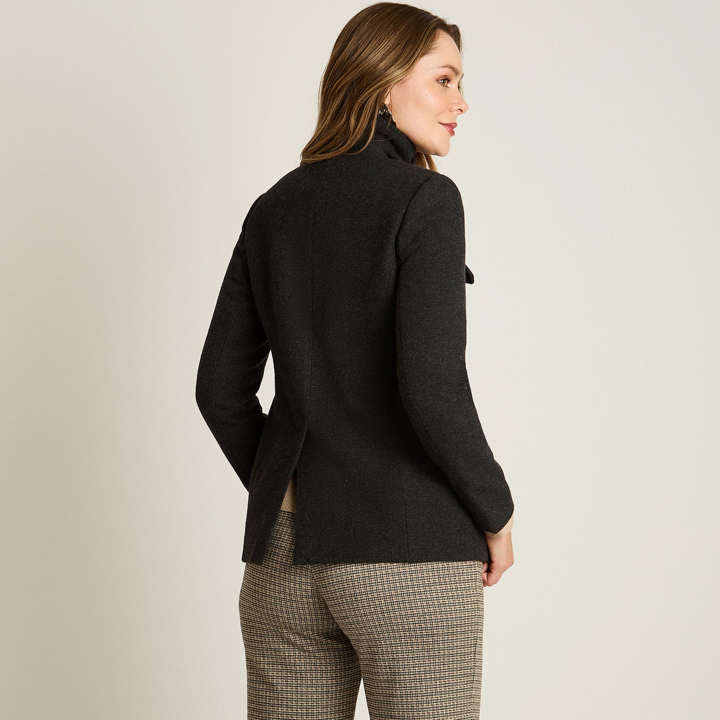 Chaqueta Marengo Estilo Casaca Bolsillos - Lorenzo di Pontti