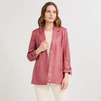 Casaca de Suede Rosado