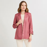Casaca de Suede Rosado
