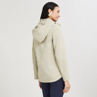 Casaca Corta Viento con Gorro Verde