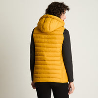 Parka Basica Sin Mangas Mostaza Curvi