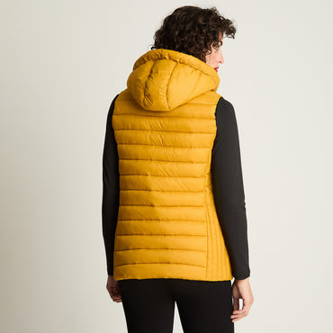 Parka Basica Sin Mangas Mostaza Curvi