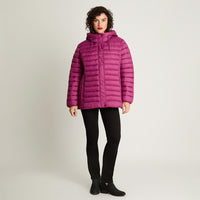 Parka Basica Corta Magenta Curvi