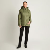 Parka Basica Corta Verde Curvi