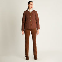 Parka Reversible De Sherpa Estampada Café