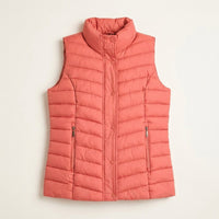 Parka Sin Mangas Diseño Quilted en plano