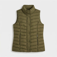 Parka Sin Mangas Diseno Quilted en plano
