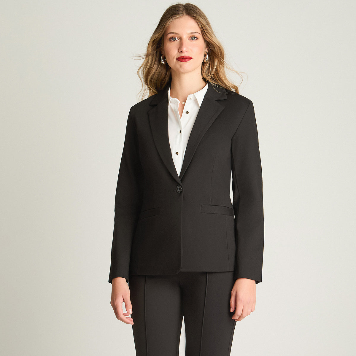 Blazer Punto Roma Negro Lorenzo Di Pontti