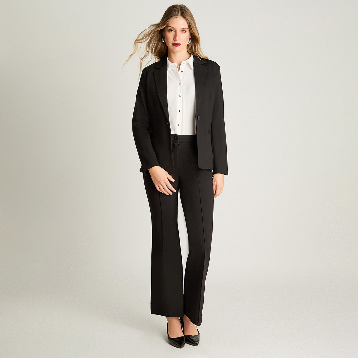 Blazer Punto Roma Negro Lorenzo Di Pontti