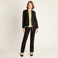 Blazer Negro de Corte Clásico