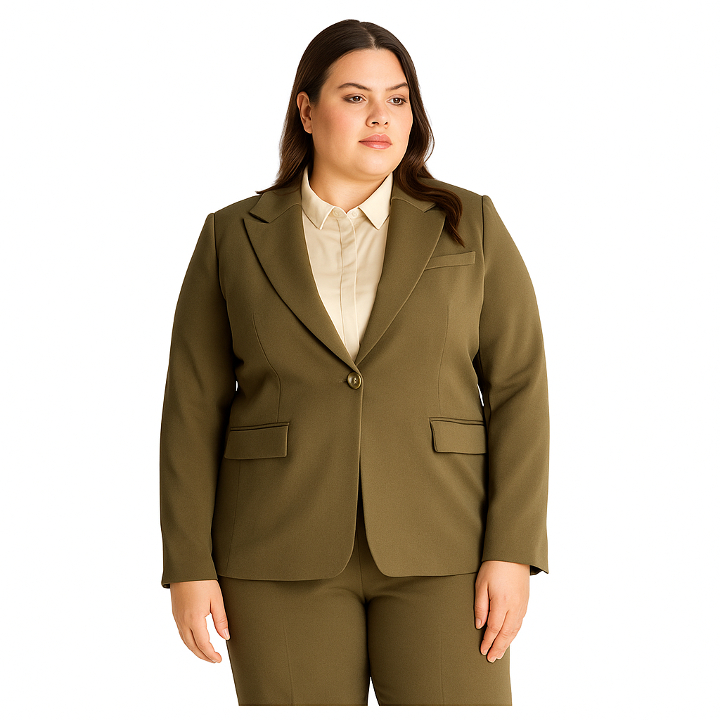 Blazer Verde Forro Puño Interior - Lorenzo di Pontti