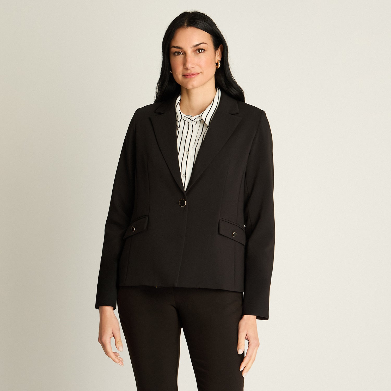 Blazer Negro Ajustado