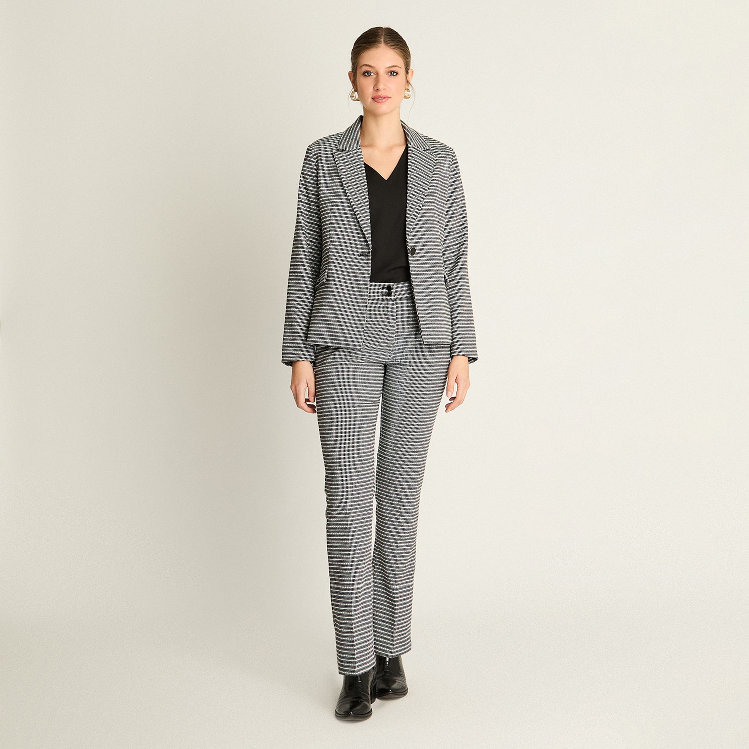 Blazer Crudo Estampado