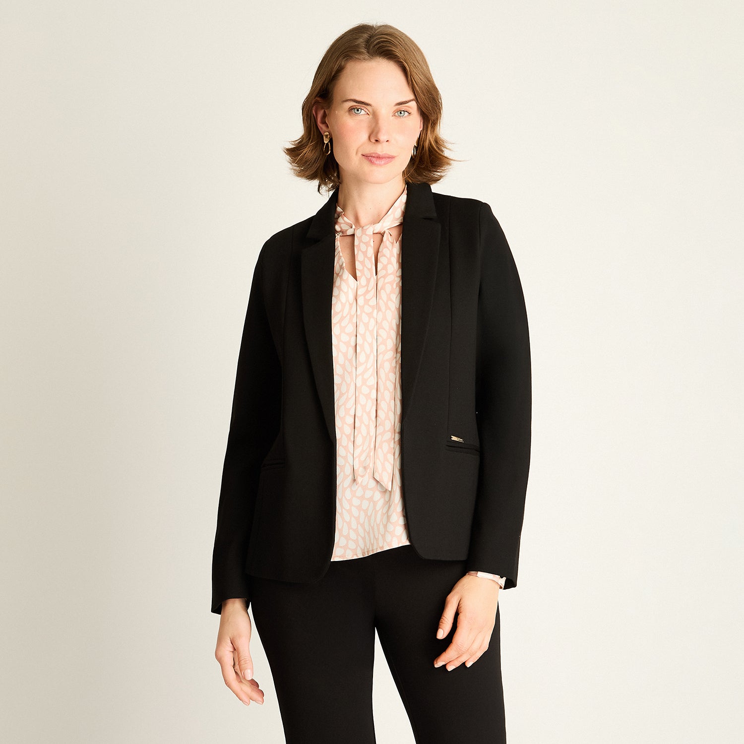 Blazer Negro Entallado