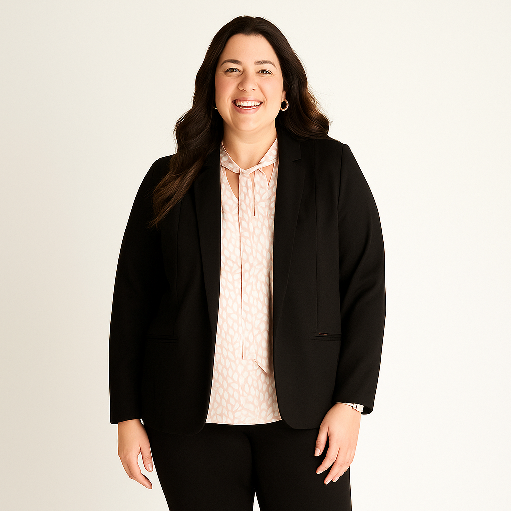 Blazer Negro Entallado