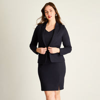 Blazer Azul Entallado