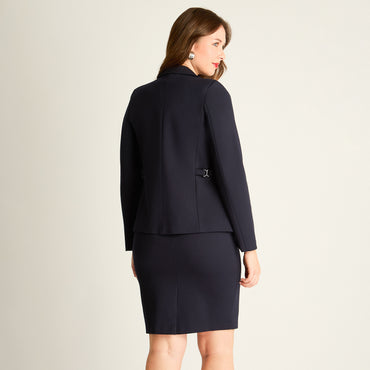 Blazer Azul Entallado