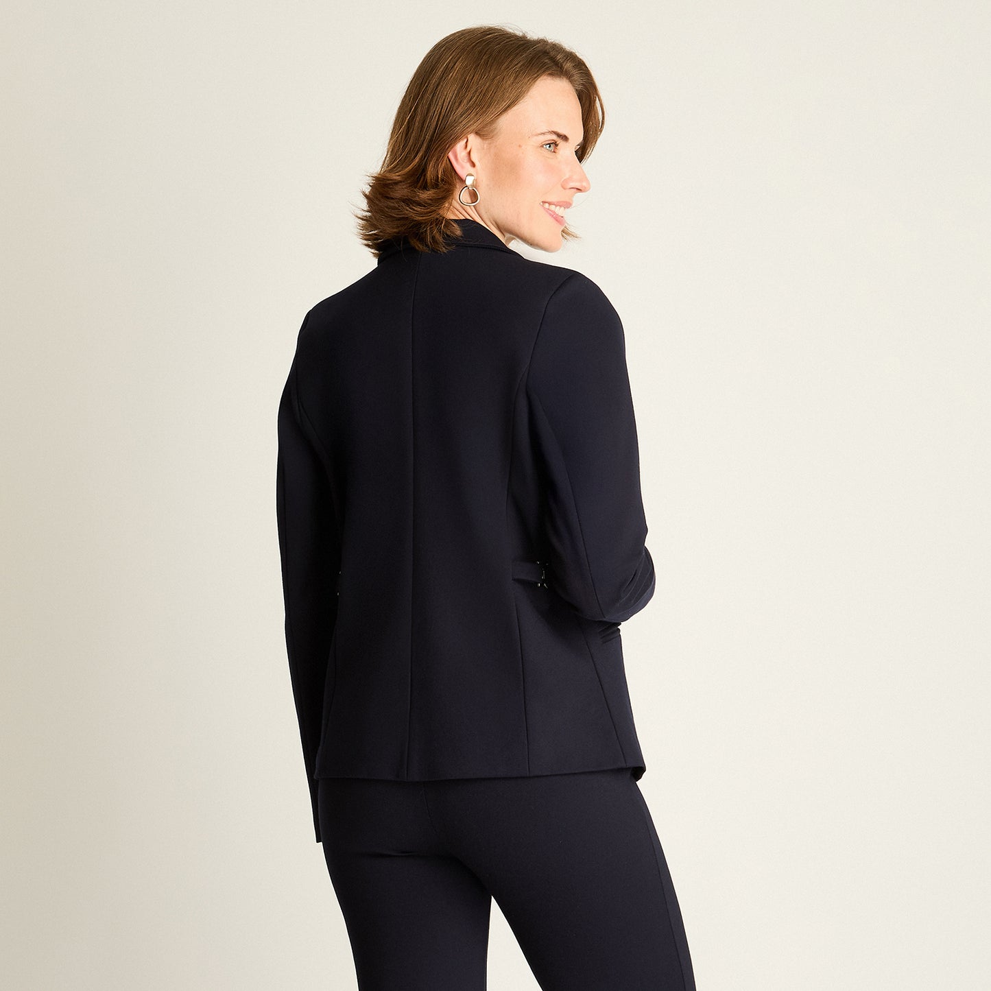 Blazer Azul Entallado