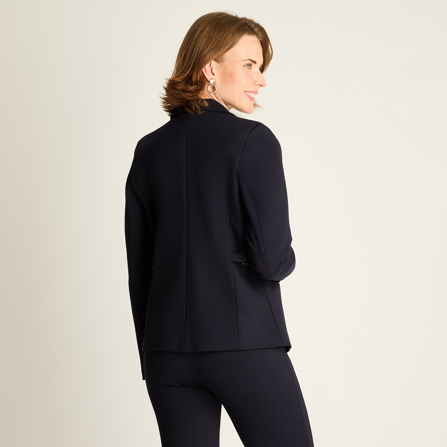 Blazer Azul Entallado