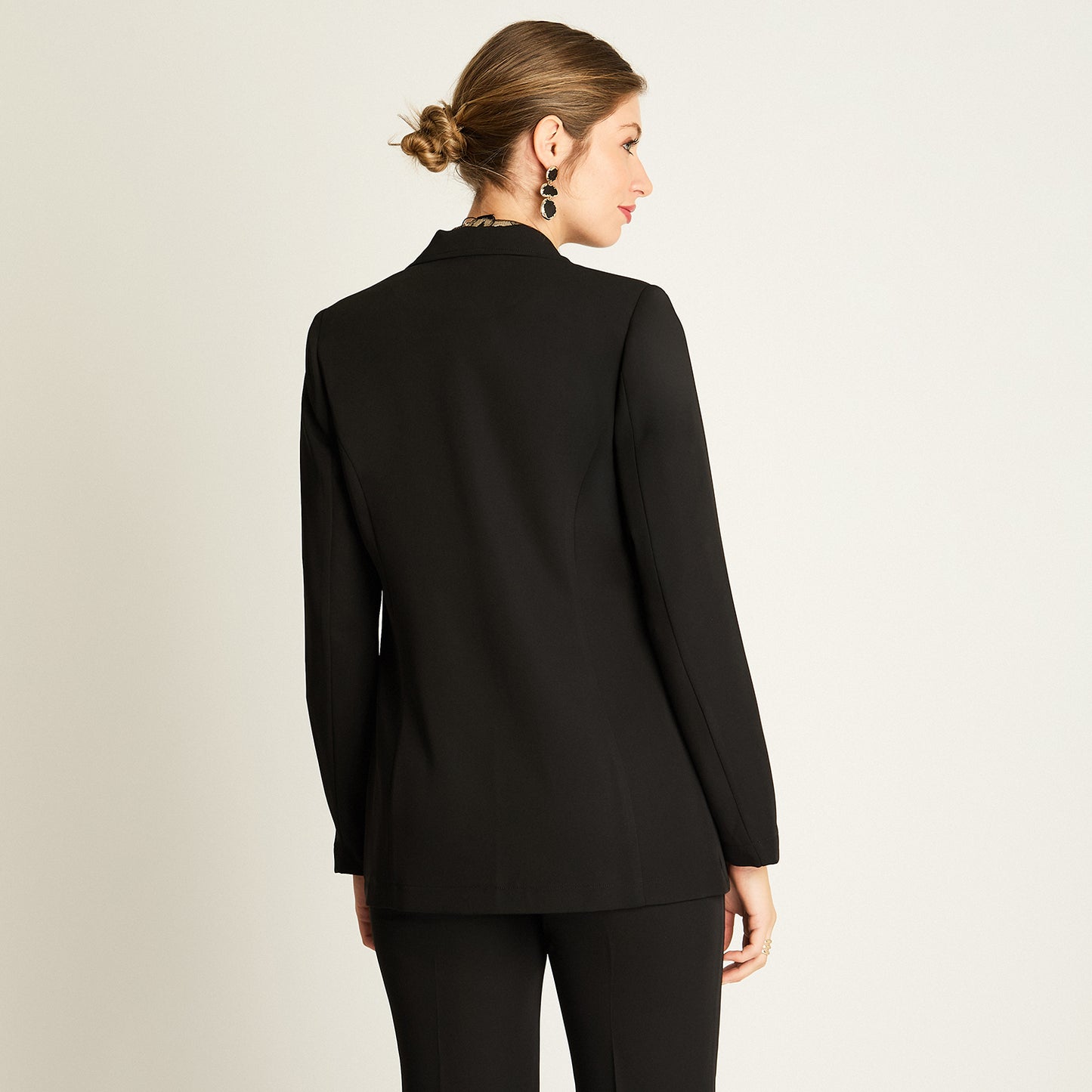 Blazer Negro Liviano - Lorenzo di Pontti