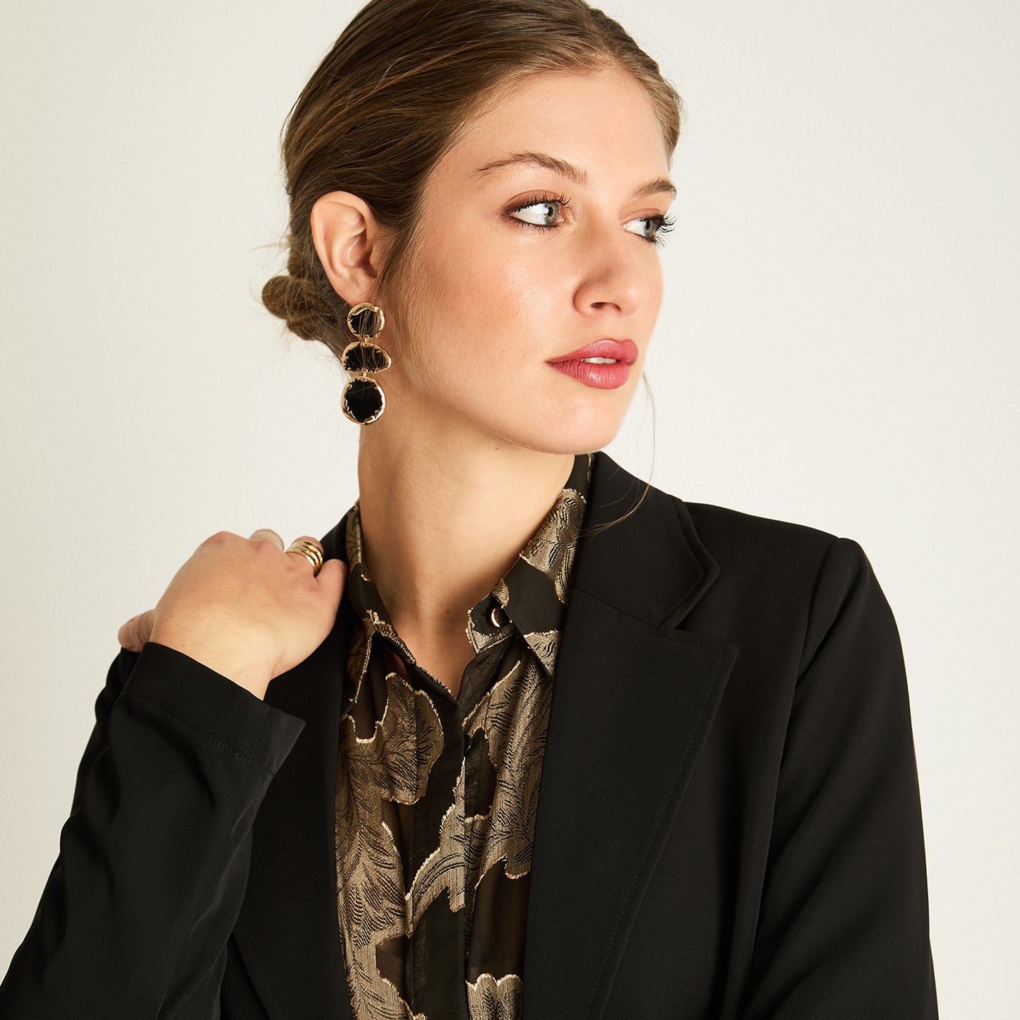 Blazer Negro Liviano - Lorenzo di Pontti