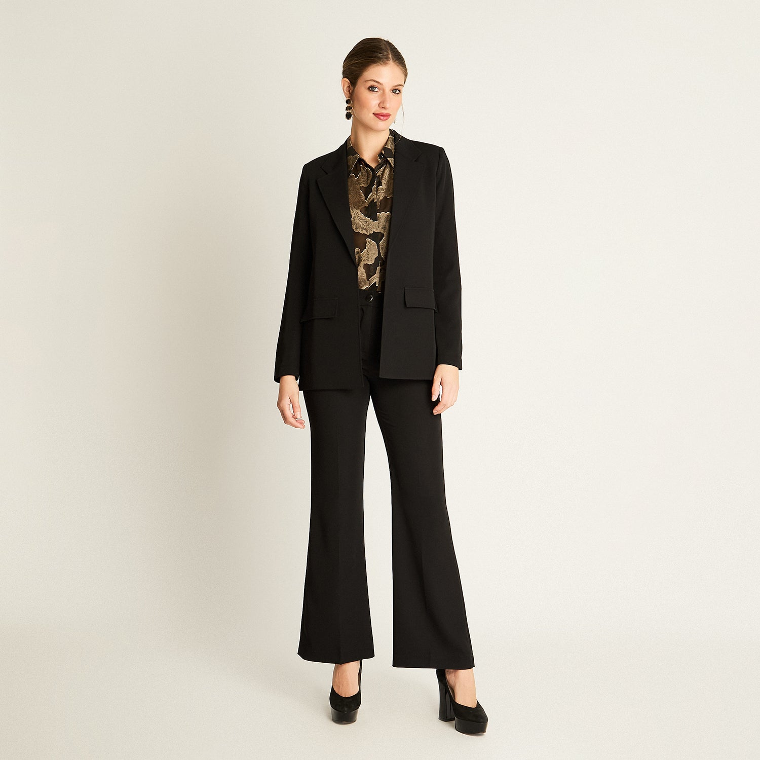 Blazer Negro Liviano