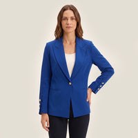 Blazer Azul Botones Manga - Lorenzo di Pontti