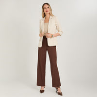 Blazer de Lino Manga 3/4 Arena