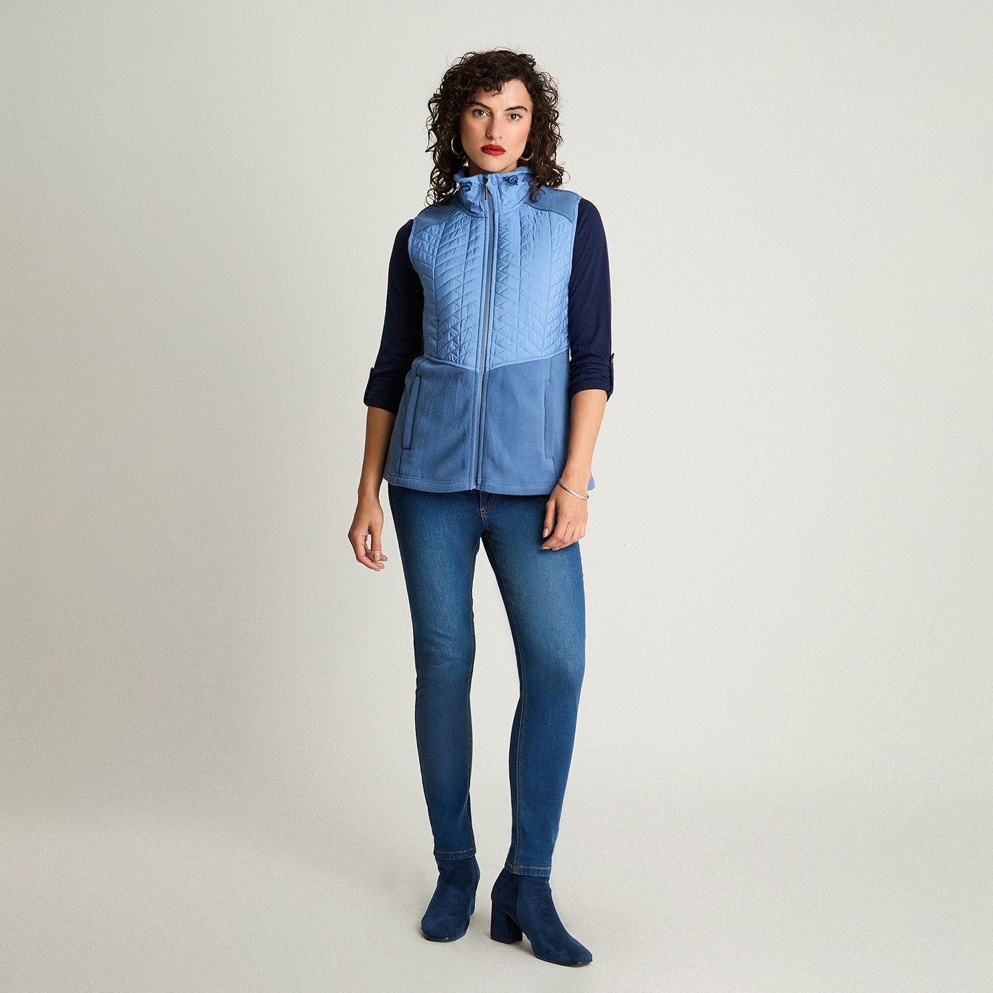 Polar Sin Manga Básico Indigo Curvi