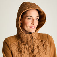 Polerón Polar Quilt Básico Camel