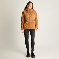 Polerón Polar Quilt Básico Camel