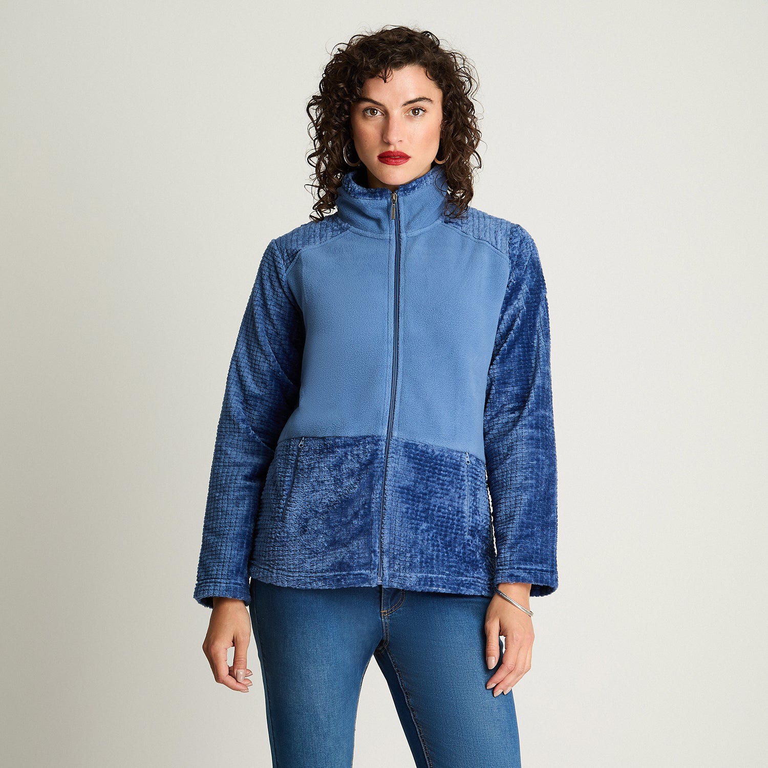 Polerón Polar Básico Indigo Curvi