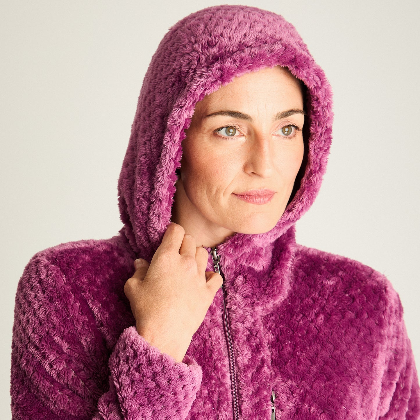 Polerón Polar Waffle Magenta