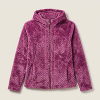 Polerón Polar Waffle Magenta en plano