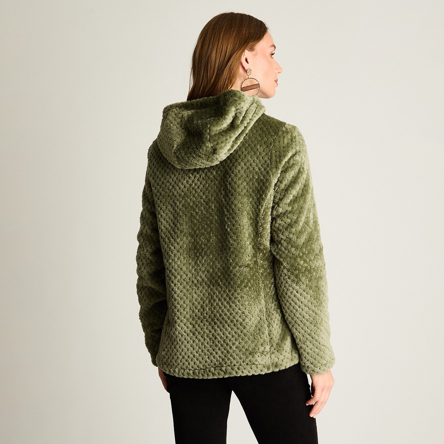 Polerón Polar Waffle Verde