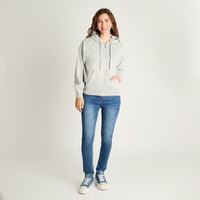 Polerón Basico Print Gris Acuarela